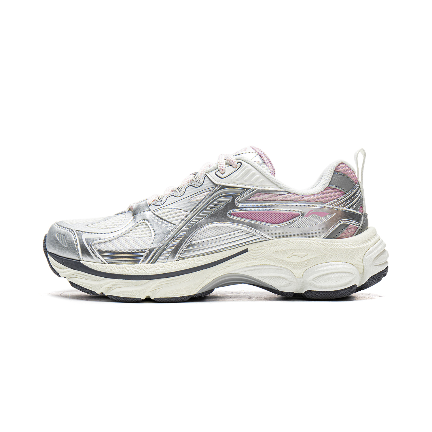 Li Ning Fuyao Boom Low top Running Shoes Women’s Silver White Gray