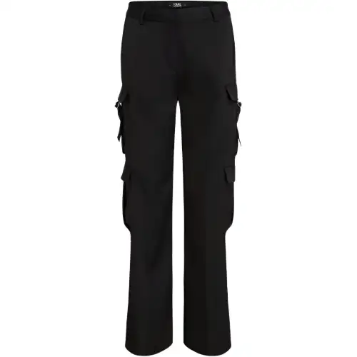 Karl Lagerfeld / Karl Lagerfeld Jeans satin-finish cargo trousers