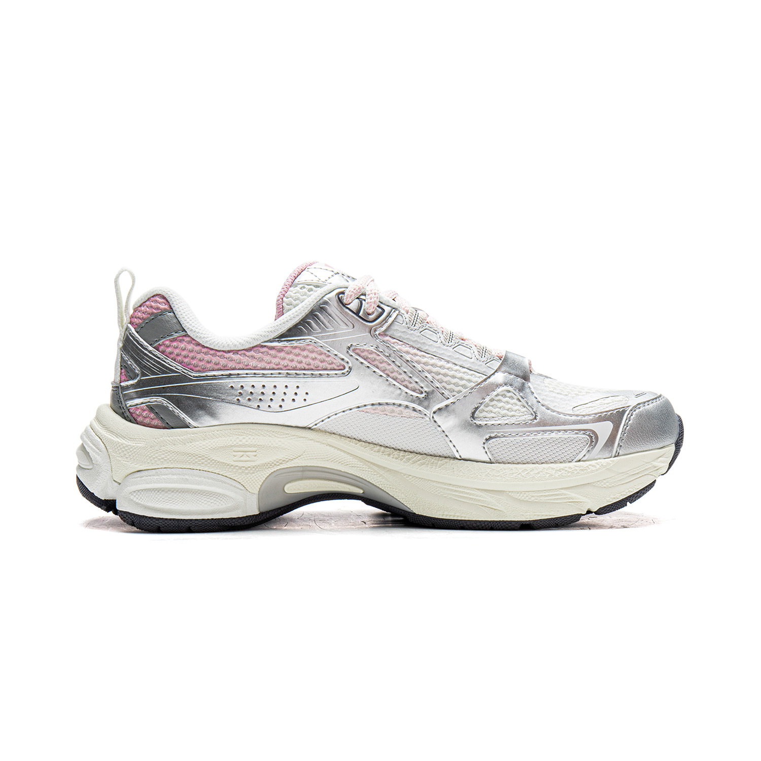 Li Ning Fuyao Boom Low top Running Shoes Women’s Silver White Gray