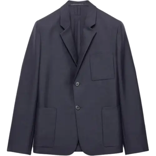 Prada patch-pocket two-button blazer