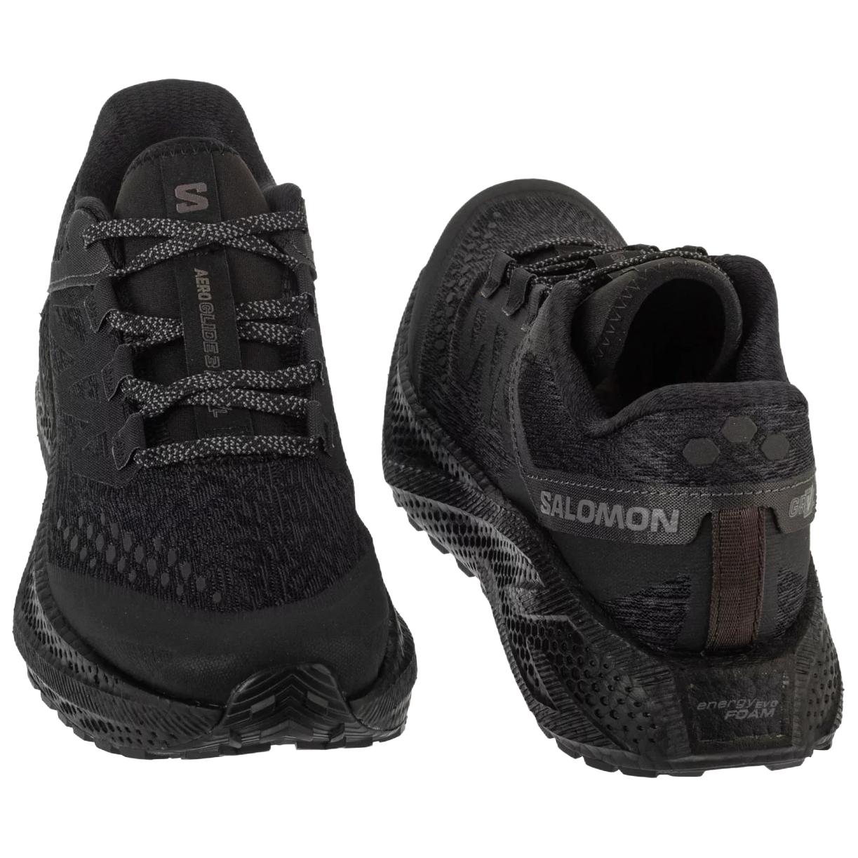SALOMON AERO GLIDE 3 Low top Sprint Running Shoes Men’s Black