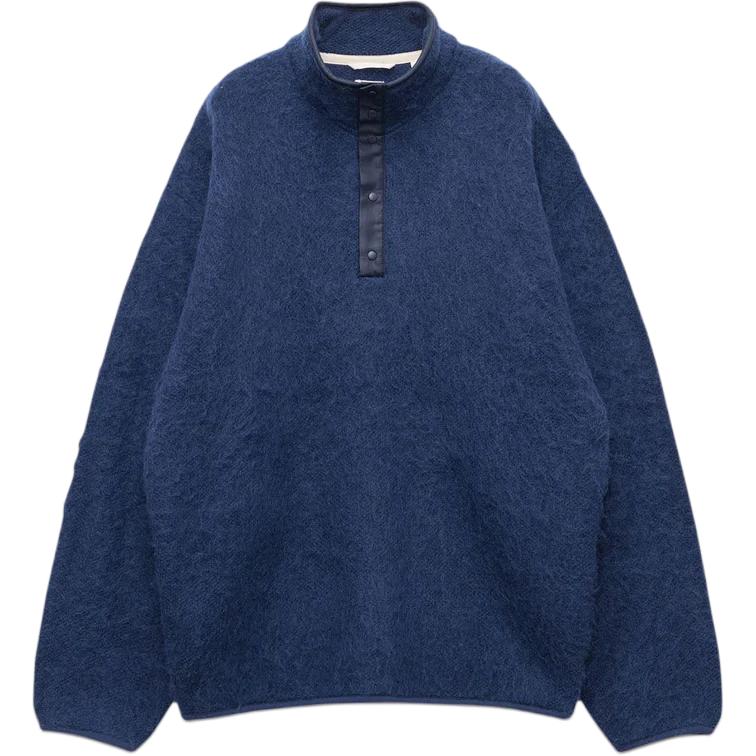 Свитер nanamica nanamica FW25 Pullover Mohair Sweater (темно-синий)