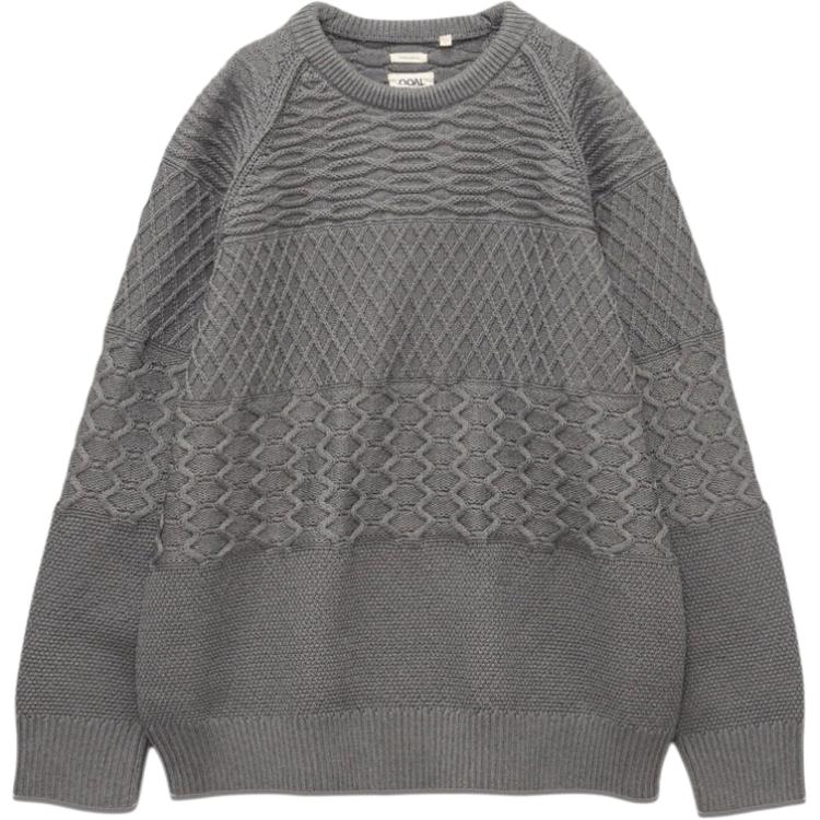 Свитер nanamica FW25 Crew Neck Sweater (серый)