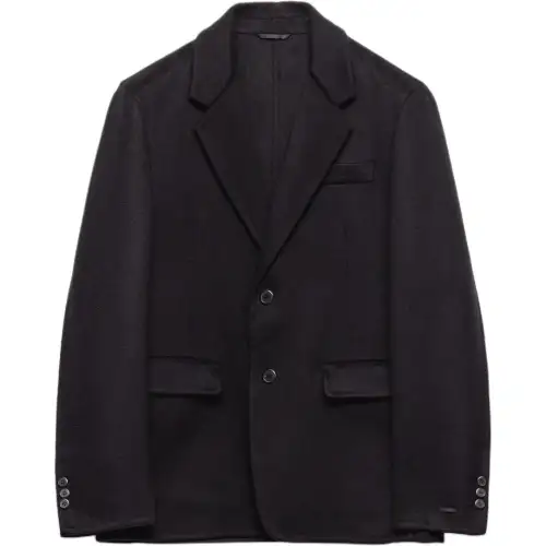 Prada notched-lapels cashmere blazer