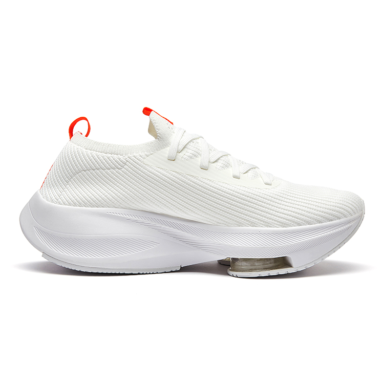 VOIT Running Shoes Unisex Low Top White Orange