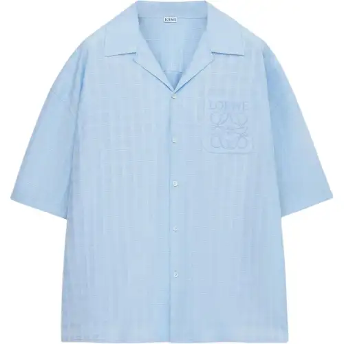 Loewe embroidered-pocket short-sleeves shirt