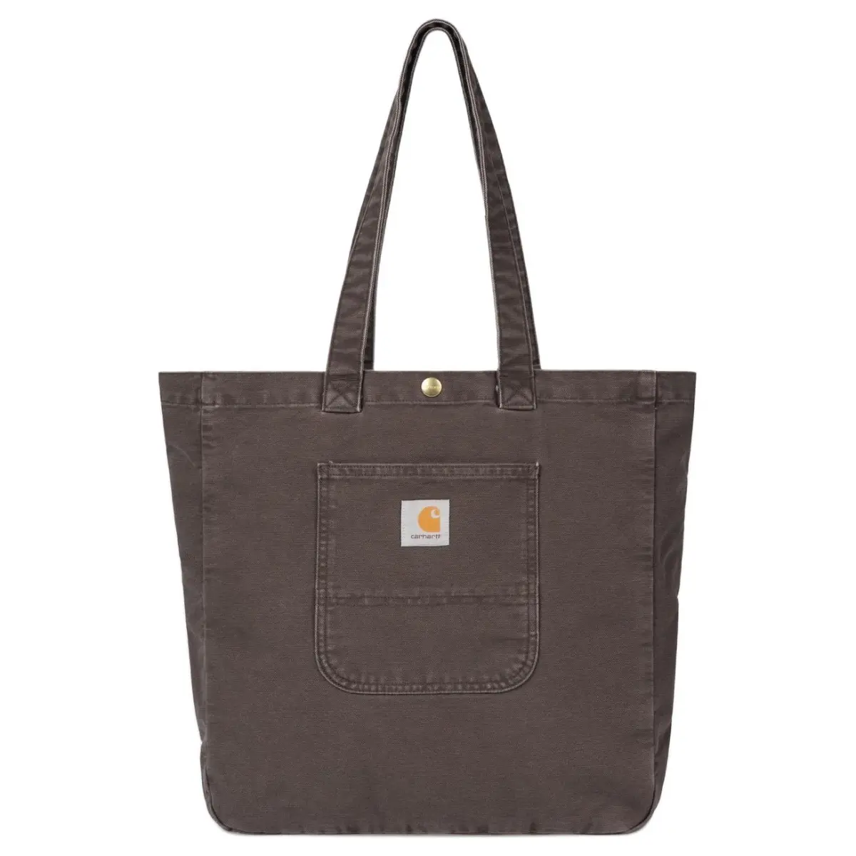 Carhartt Canvas Tote Bag, Shopping Bag, Portable Shoulder Bags Men's Tobacco