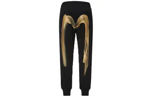 EVISU Knitted Sweatpants Men's Black