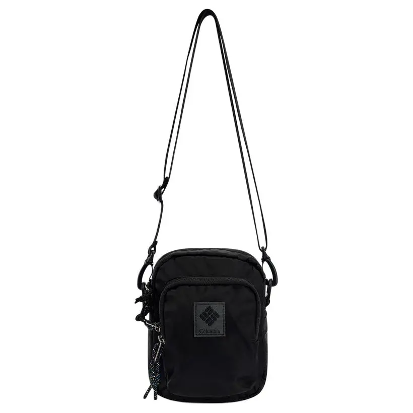 Columbia Fabric Crossbody Bag, Shoulder Bag Unisex Black