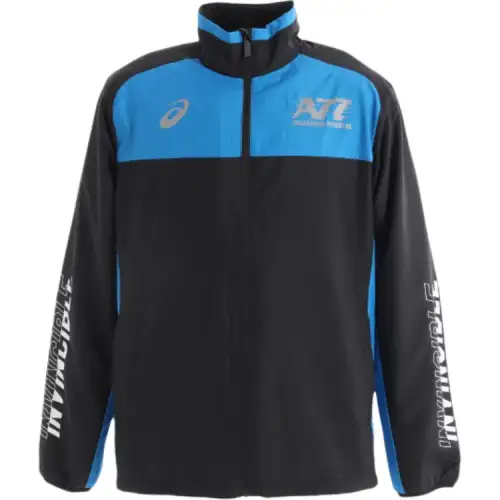 ASICS Jackets Men's Black Stand Collar Moderate Other