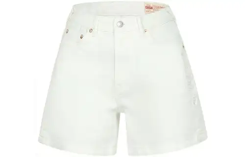 EVISU Denim Shorts Women's White