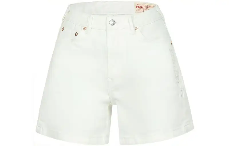 EVISU Denim Shorts Women's White