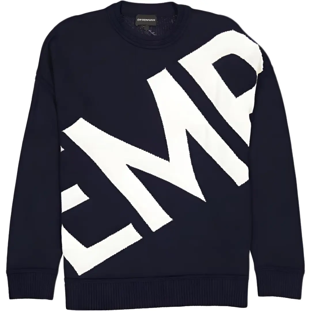 EMPORIO ARMANI SS23 Sweater Men's Dark Blue