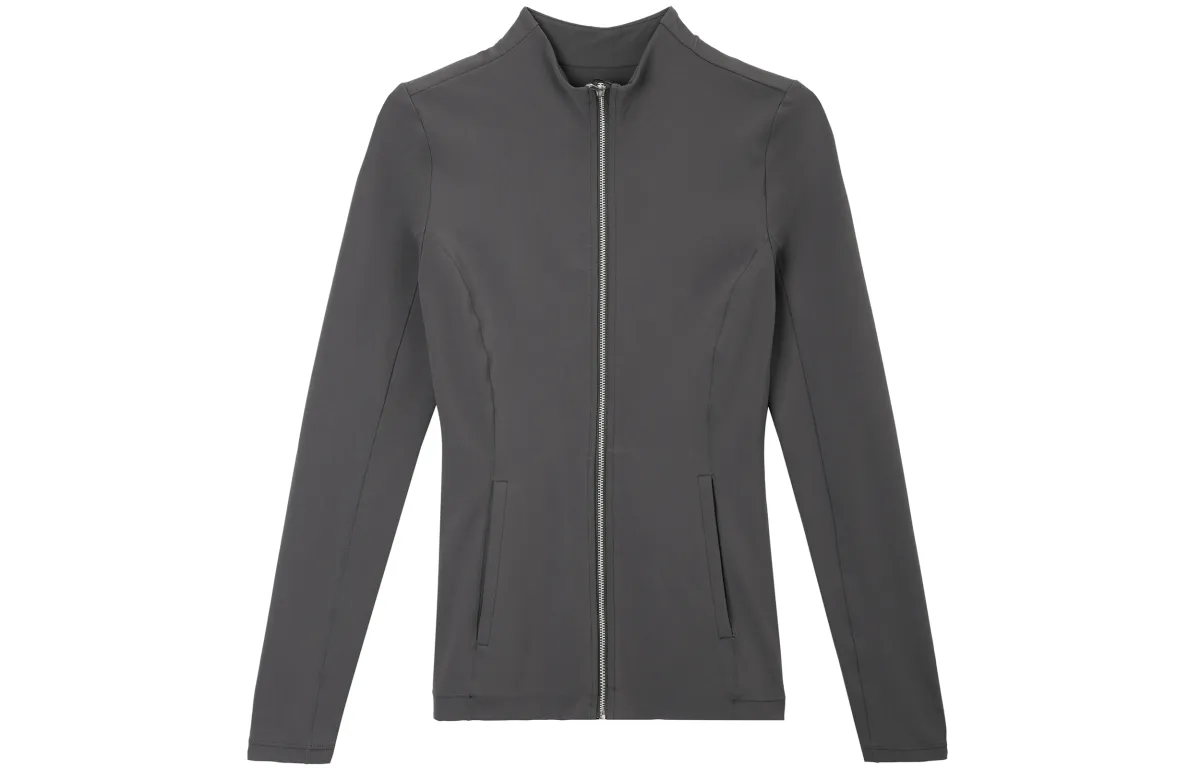 Nike Jackets Women's Gray Stand Collar Moderate Other