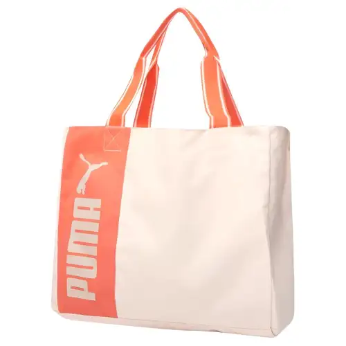 PUMA Print Fabric Tote Bag, Shopping Bag, Handbag Regular Unisex Pink