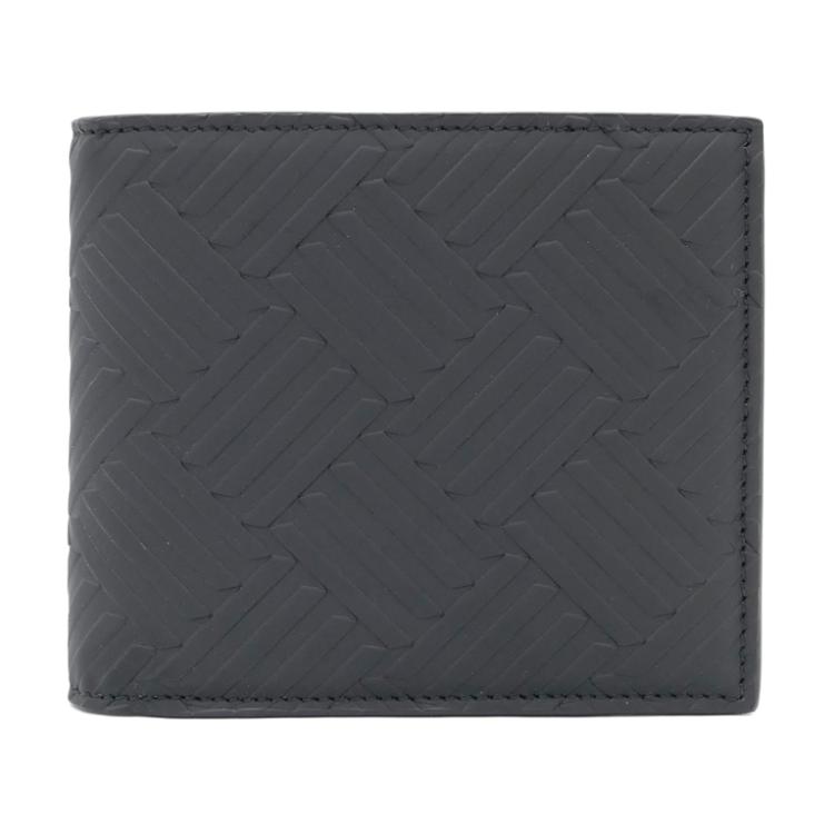 Мужской кошелек Bottega Veneta intreccio (черный)