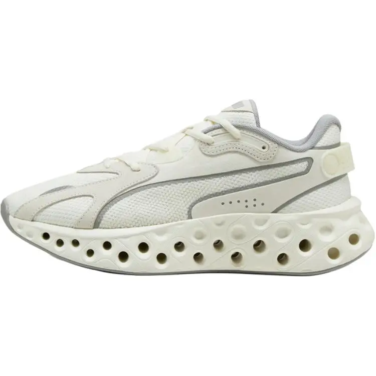PUMA SOFTRIDE Frequence Classic And Versatile Breathable Low top Casual Running Shoes Unisex White