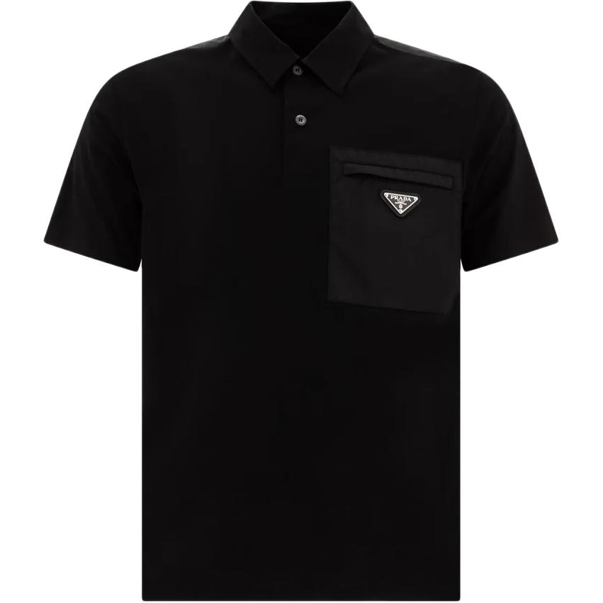 Мужская футболка Polo Prada PRADA Polo (черная)