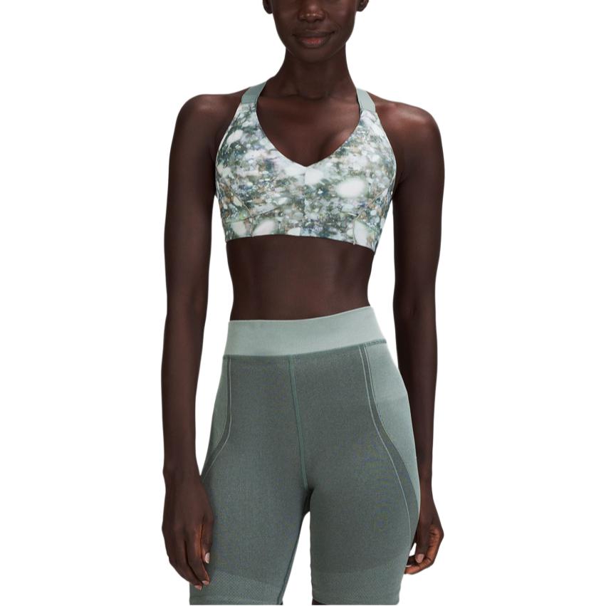 Lululemon LAB Collection Sports Underwear Women’s Camouflage Snowflake Green Moderate