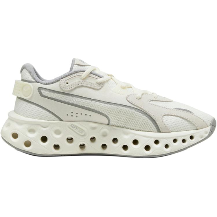 PUMA SOFTRIDE Frequence Classic And Versatile Breathable Low top Casual Running Shoes Unisex White
