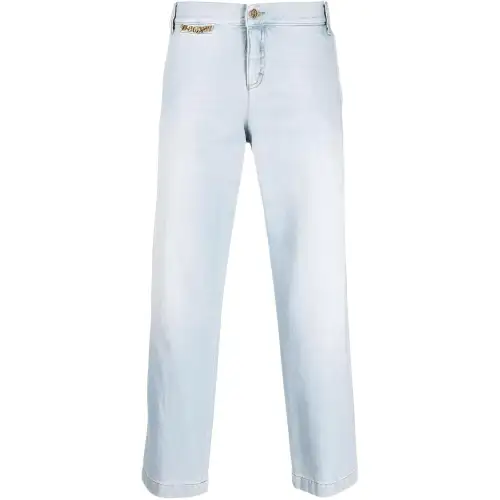 【Pre-Owned】2000s straight-leg cropped jeans