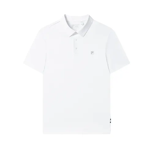 FILA WHITE Polo Shirt Men's Standard White
