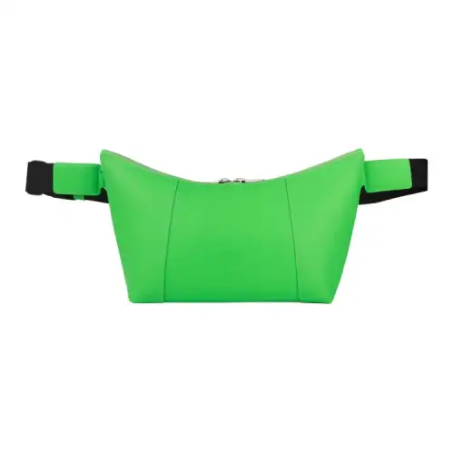 Balenciaga Calfskin Fanny Pack Men's Neon Green