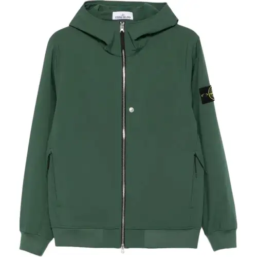 STONE ISLAND Jackets & Coats Men's Green