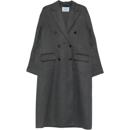 Prada Double-Breasted Long Coat