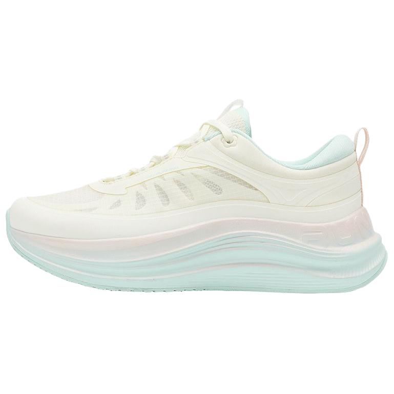 QIAODAN Cushioning Lightweight Height Increasing Low top Long Distance Running Shoes Women’s Beige Pink