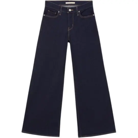 Levis Jeans Women's Dark Indigo Moderate Wide Leg Pants