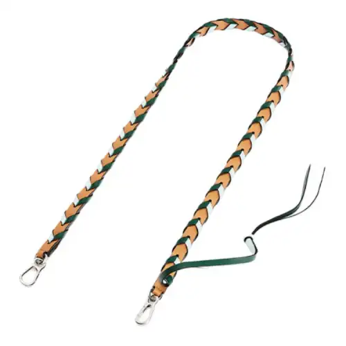 LOEWE Cow Leather Bag Straps Women's Amber/Mint