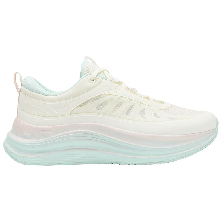 QIAODAN Cushioning Lightweight Height Increasing Low top Long Distance Running Shoes Women’s Beige Pink