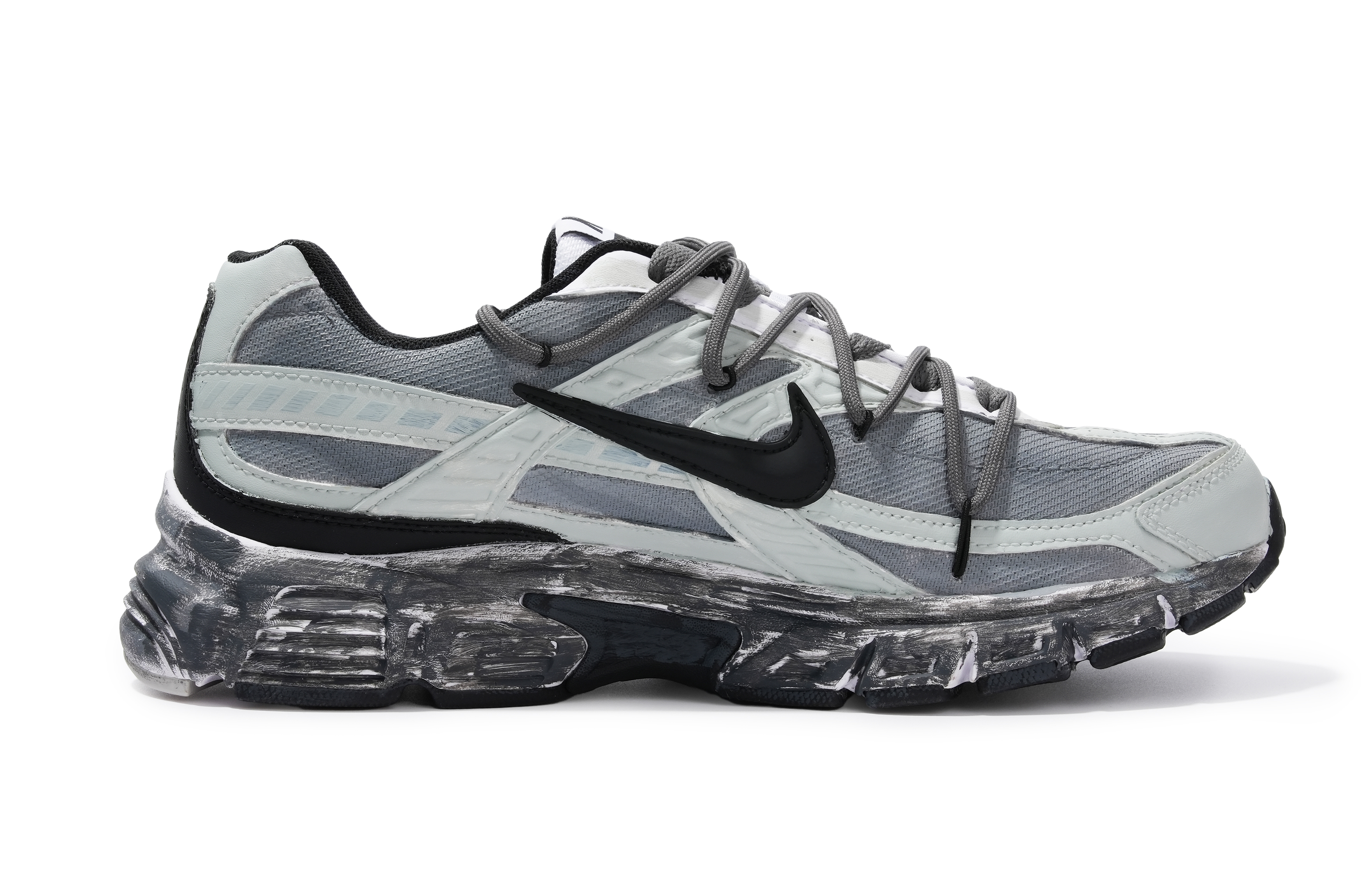 Nike Initiator Abrasion Resistant Low top Running Shoes Men’s Gray Green