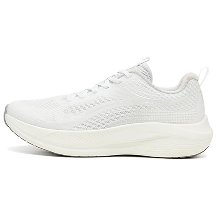 QIAODAN Low top Casual Running Shoes Men’s Jordan White Gray Silver