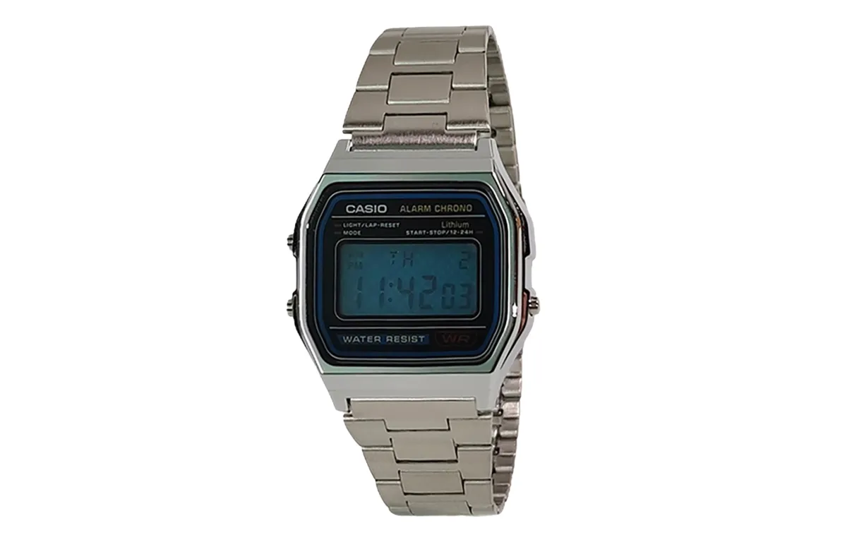CASIO Custom Collection Quartz Movement Stainless Steel Strap Watch Men's Watches Blue Dial