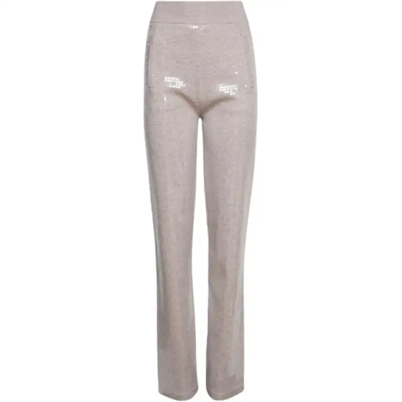 Burberry Sequin High-Waist Trousers