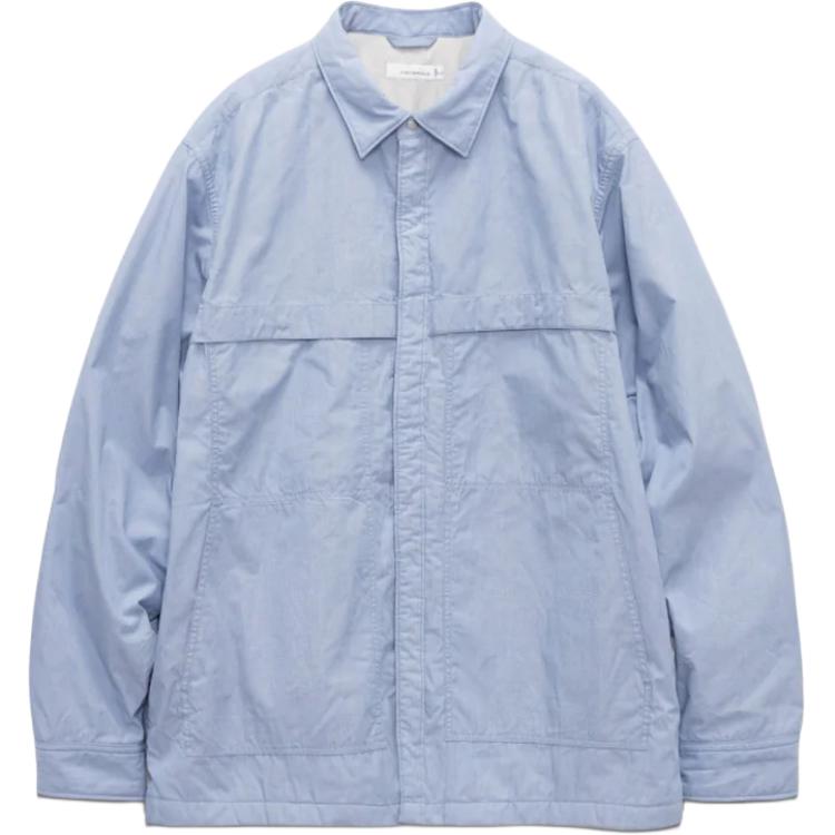 Куртка nanamica nanamica FW25 Insulation Shirt Jacket (синяя)