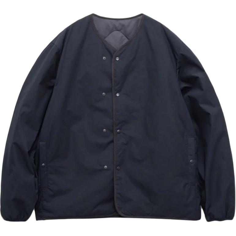 Куртка nanamica nanamica FW25 Reversible Down Cardigan (морской синий)