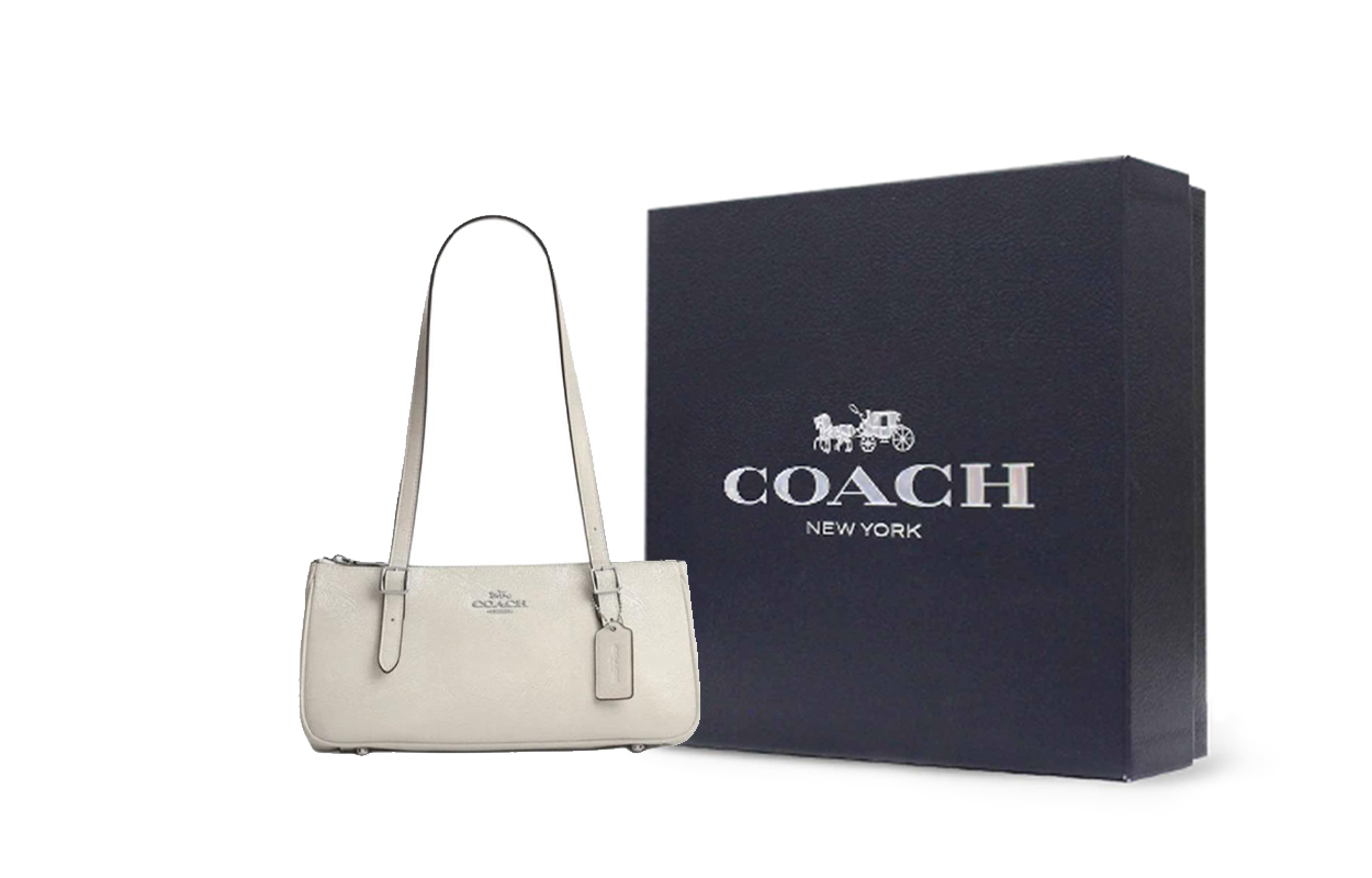 Женская сумка COACH Asher 34 (белая) — фото 5