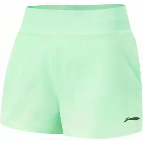 Li Ning Running Collection Sports Shorts Women's Cooling Green