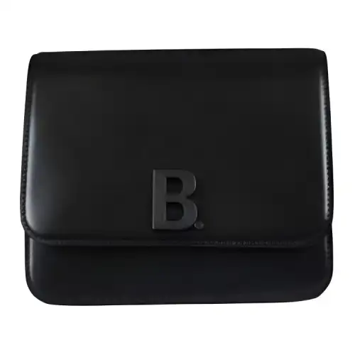 Balenciaga Leather Shoulder Bag, Crossbody Bag Women's Black
