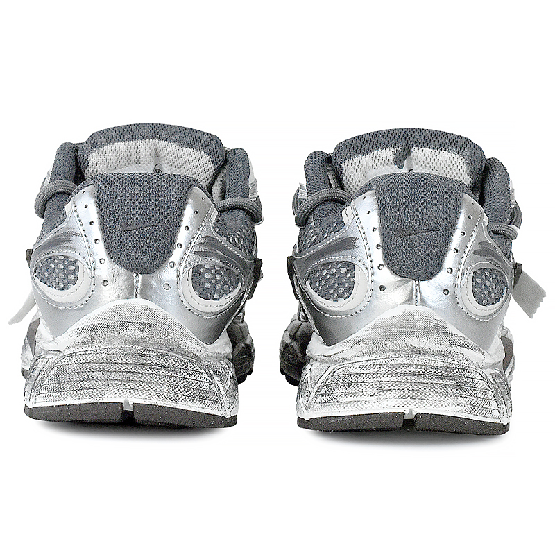 Nike V5 RNR Cushioning Abrasion Resistant Breathable Low top Running Shoes Unisex Silver White Gray