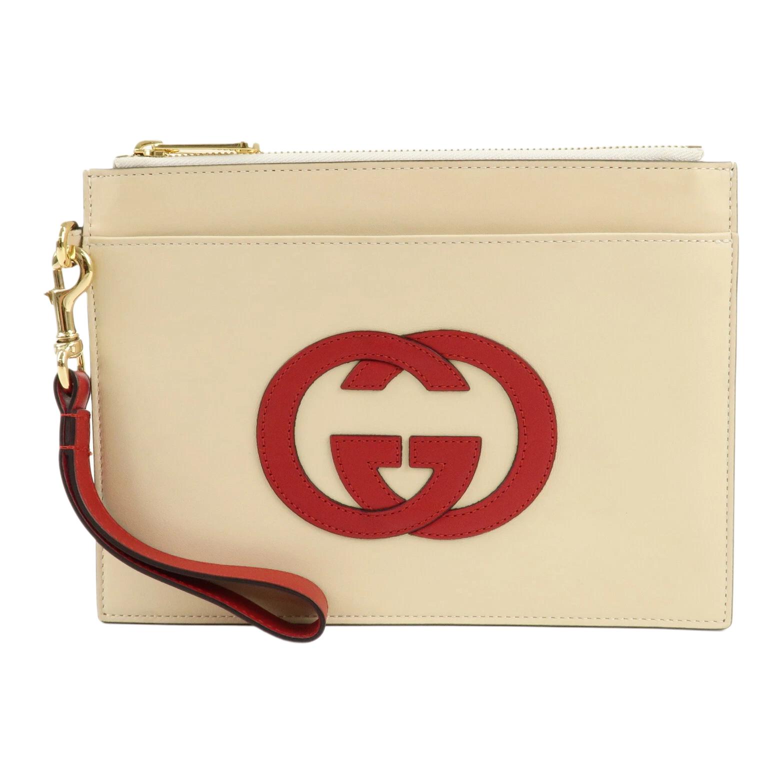 Женская сумка Gucci G G (бежевая)