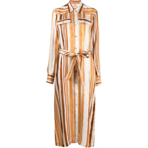 Golden Goose Long Sleeved Dress Women's Yellow