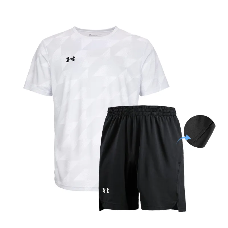 Under Armour Under Armour Sports Suit Quick Dry Moisture Wicking Unisex Top+Shorts