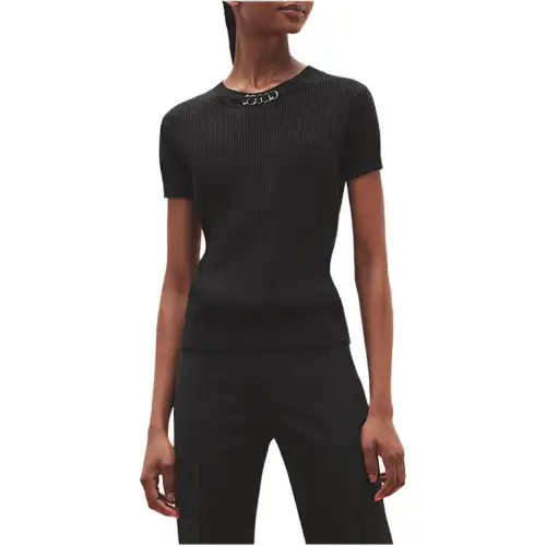 HERMES Knitwear Women's Black Crew Neck Moderate Other