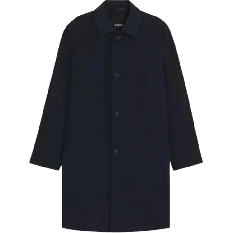Hugo Boss Long Sleeved Buttoned Coat