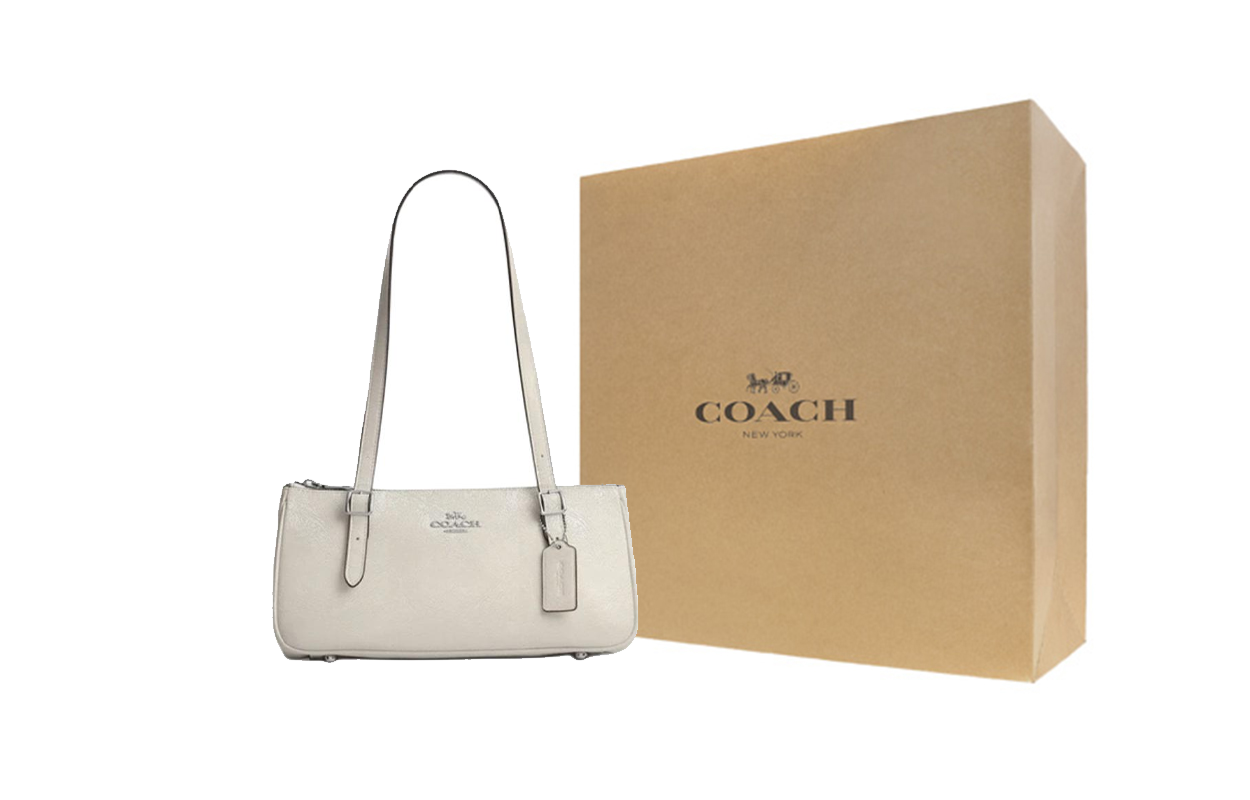 Женская сумка COACH Asher 34 (белая) — фото 4