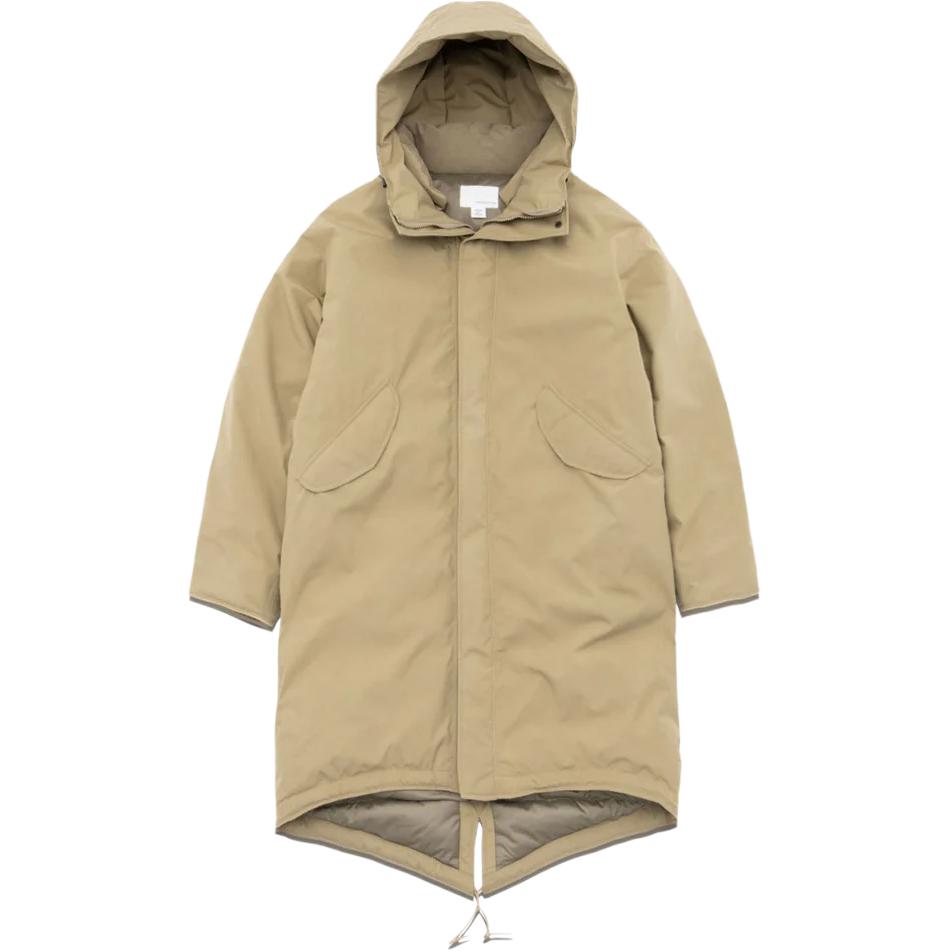 Пуховик nanamica nanamica FW25 GORE-TEX Long Down Coat (бежевый)